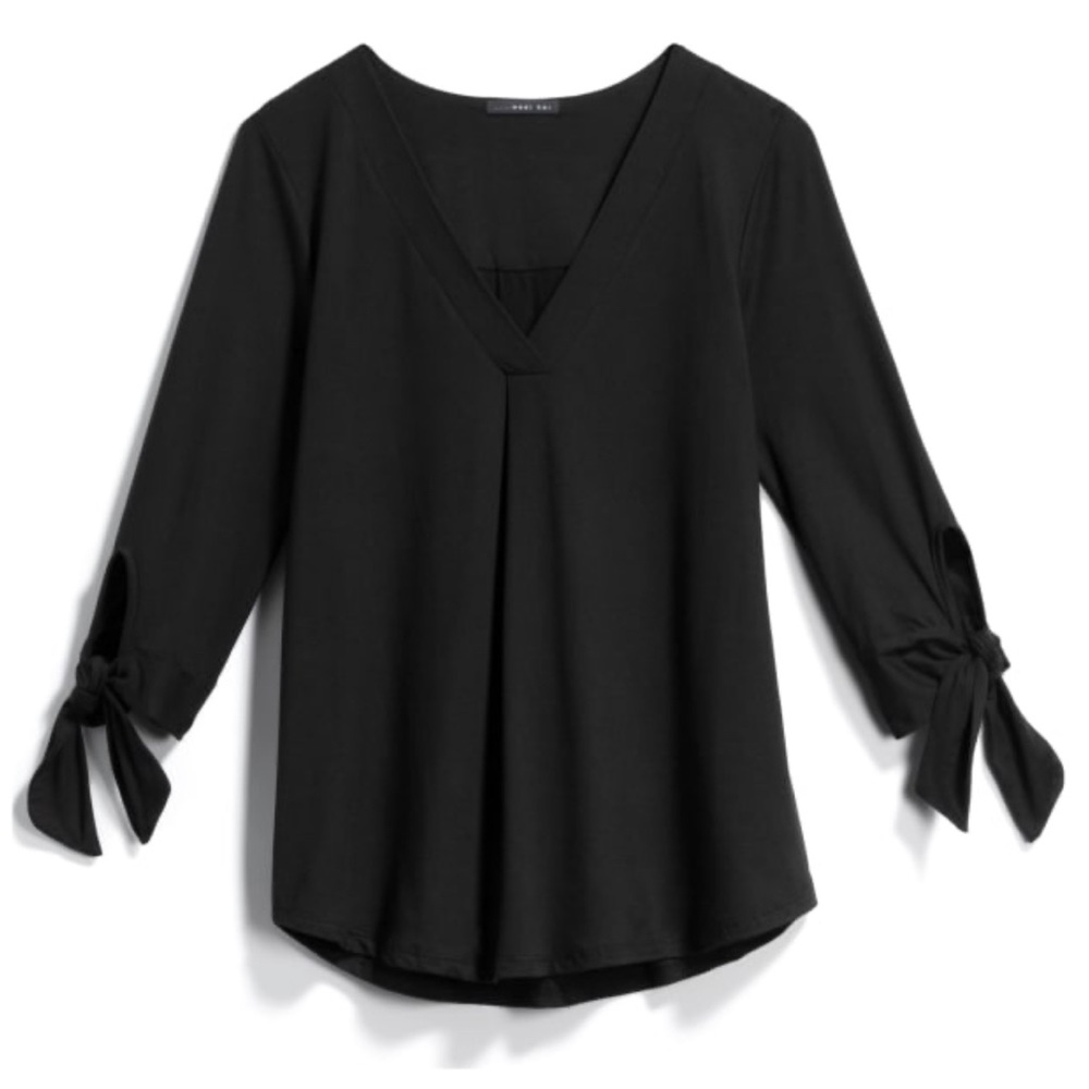 West Kei Tie Sleeve Knit Top